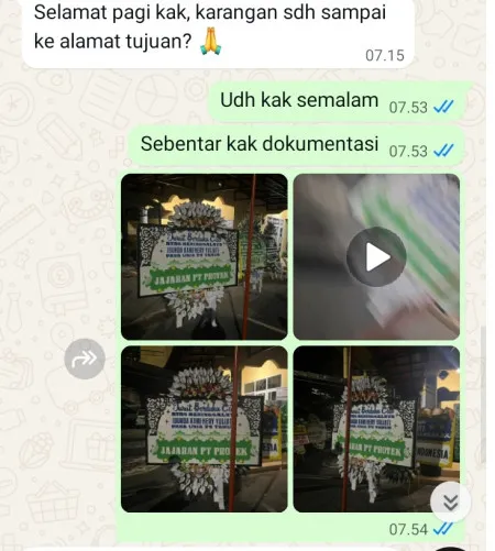 Pengiriman Papan Bunga Selamat Curug
