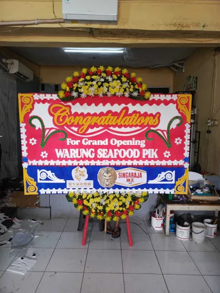Papan Bunga Ucapan Selamat Curug